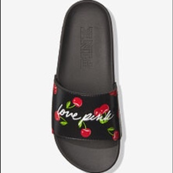 Victoria’s Secret PINK cherry slides 🍒 - Picture 3 of 3